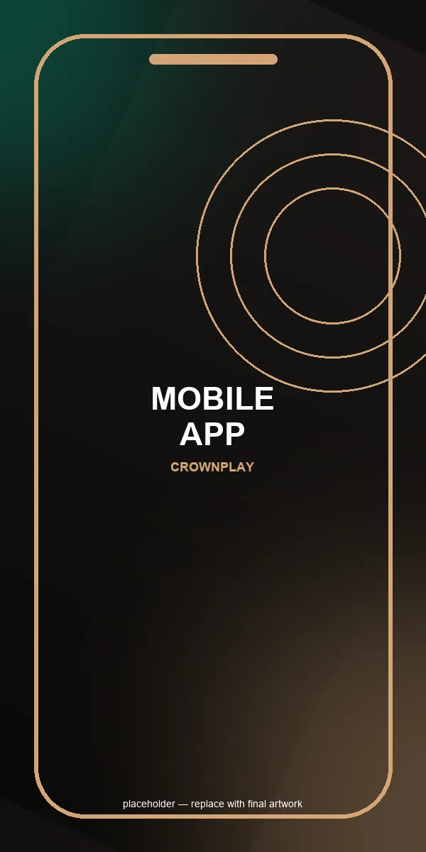 Application CrownPlay sur un téléphone Android et un iPhone
