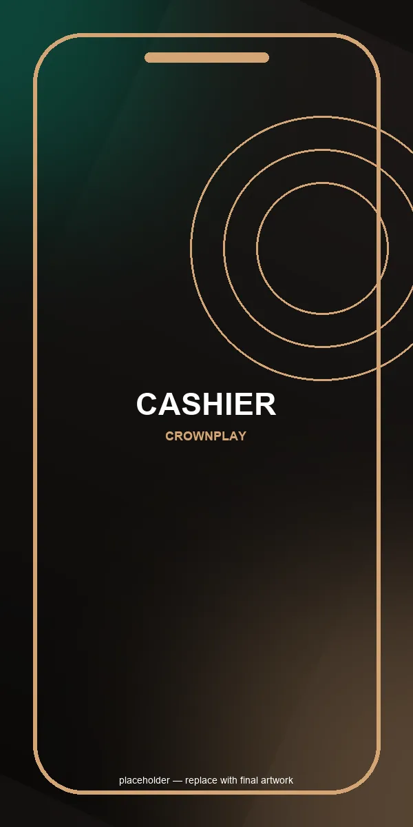Application CrownPlay – caisse et dépôt