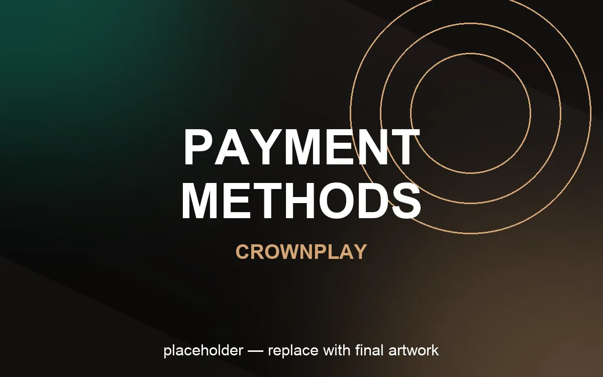 Moyens de paiement CrownPlay : CB, Visa, Mastercard, Skrill, Neteller, Paysafecard, Bitcoin